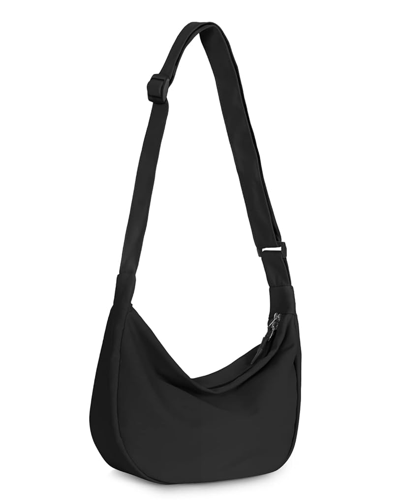 PALAY® Small Sling Crossbody Bag for Women Men Trendy, Mini Crescent Bag with Adjustable Strap, 2 Zippers Lightweight PALAY® Small Sling Crossbody Bag for Women Men Trendy, Mini Crescent Bag with Adjustable Strap, 2 Zippers Lightweight
